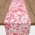 thumbnail image 3 of Creative Products Pink Watercolor Florals 16x90 Cotton Twill Table Runner, 3 of 3