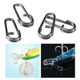 thumbnail image 2 of 100Pcs Fishing Split Rings Fishing Lures Connectors High Strength Lures Rings Saltwater Terminals Tackle Connector, 2 of 8