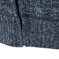 thumbnail image 5 of OGLCCG Men's Full Zip Fleece Sweater Jacket 2023 Fall Winter Knitted Thick Warm Sherpa Lined Long Sleeve Coat Casual Stand Collar Outerwear, 5 of 5