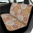 thumbnail image 3 of Uorisanigo 14 Pcs Boho Mandala Car Seat Cover Set with Car Steering Wheel Cover Auto Seat Belt Pad Covers Center Console Cover Head Rest Protector Fit Most Cars, Truck, Suv, or Van, 3 of 6