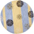 thumbnail image 2 of SAFAVIEH Soho Codi Floral Wool Area Rug, Gold/Blue, 3'6" x 5'6", 2 of 5
