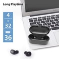 thumbnail image 6 of Avantree Tiny True Wireless Earbuds for Small Ear Canals, Sport Bluetooth 5.0 Earphones with Noise Isolation & Mic, Comfortable & Secure Fit, 36H In Ear Headphones with Wireless Charging Case - TWS115, 6 of 8