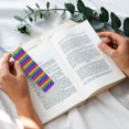 thumbnail image 5 of Kdxio Colorful Glitter Rainbow Print Metal Tassel Bookmarks,Perfect Gift for Art Lovers and Bookworms Metal Bookmarks for Women, 5 of 8