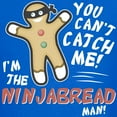 thumbnail image 3 of CafePress - Ninjabread Man Kids Dark T Shirt - Dark T-Shirt Kids XS-XL, 3 of 4