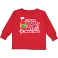 thumbnail image 3 of Inktastic I Love Ketchup from My Head Tomatoes Boys or Girls Long Sleeve Toddler T-Shirt, 3 of 5