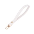 thumbnail image 1 of Bolso, cartera, correa de muñeca, bolso de cuero PU, cordones de muñeca, llavero de repuesto, correa de mano (blanco), 1 of 5