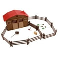 thumbnail image 4 of Keenso Farm Scene Model, Simulation Farm House, High Quality Plasti Christmas Create Personalized Holiday Home Use Office New Year School For Kids Decorate DIY, 4 of 8