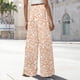 thumbnail image 5 of WILLBEST Pantalones Casuales para Mujer, Cómodos, Sueltos, de Pierna Recta, con Cintura Elástica, para Uso Diario, Primavera y Verano. Chica, 5 of 5