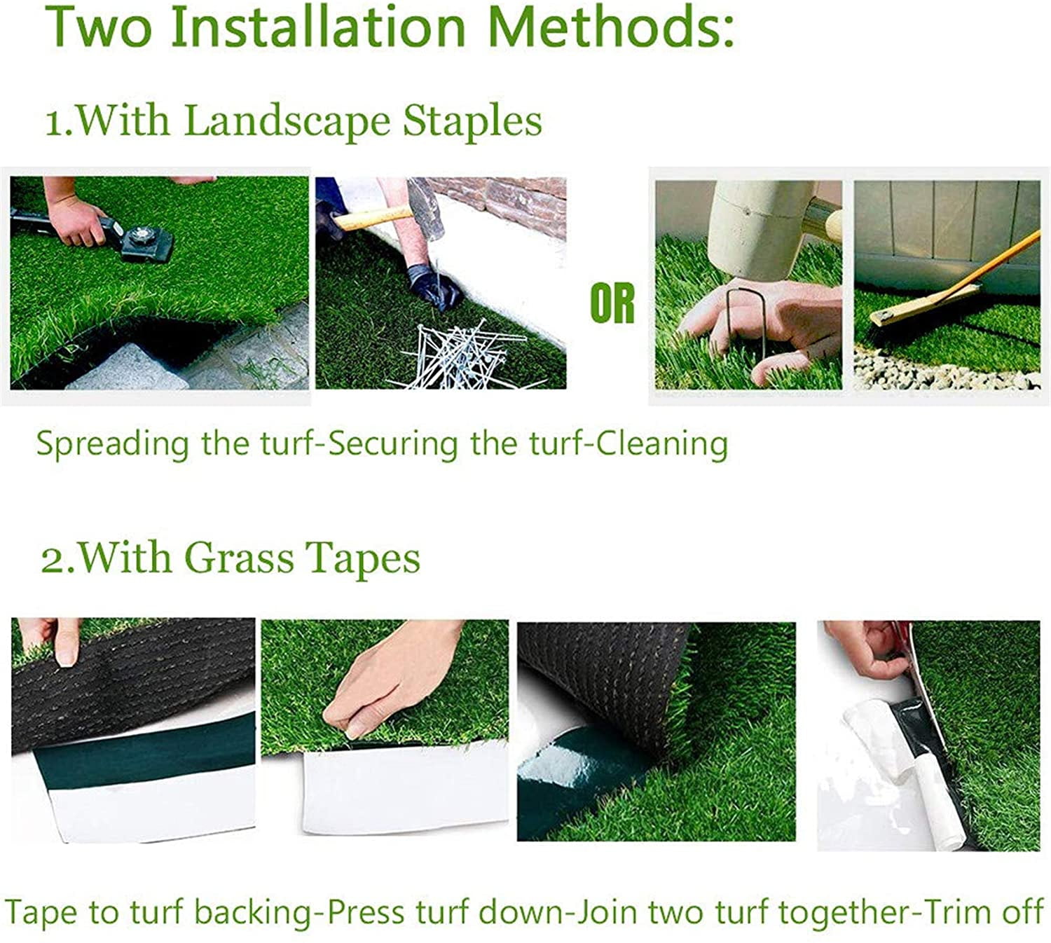 Somnr Thick Artificial Grass Pee Pad for Dogs, 3.94ft x 2.62ft, Indoor/Outdoor Potty Training Turf