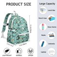 thumbnail image 6 of Cute Pitbull Terriers Dog and Coffee Backpack for School,Cute School Bag,Schoolbag with Adjustable Shoulder Straps & Padded Back,13.4"x11"x4.7", 6 of 6