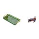 thumbnail image 1 of Plato de postre, bandeja de mesa de centro con asa, bandeja para servir, bandeja para guardar joyas, figuras modernas de toros de resina, escultura de, 1 of 8