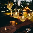 thumbnail image 1 of ZECATL Guirlande Solaire Blanche 7M 50 LEDs, 1 of 5