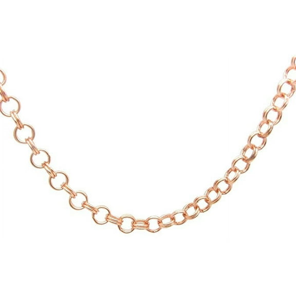 Solid Copper Chain CN673G - 3/16" wide - Available in 30 inch length.