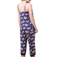 thumbnail image 3 of Doublju Women's Sleeveless Lace Top Capri Pajama 2 Pcs Set (Plus Size Available), 3 of 3