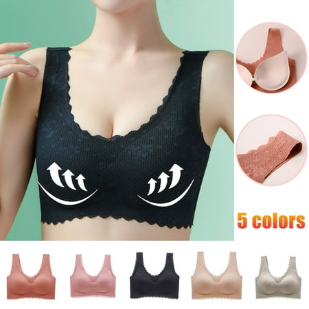 

Darzheoy Women Fashion Bra Wire Free Underwear Bra Everyday Underwear XXL