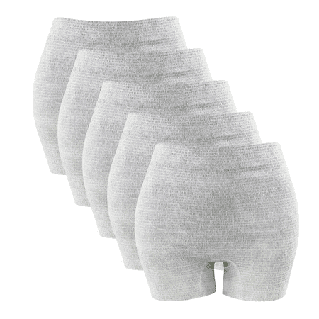 Fulorrnie Underwear for Women High Waisted Seamless Sport Comfort Panty Elastic Waist Stretchable Panties  Grey  XL