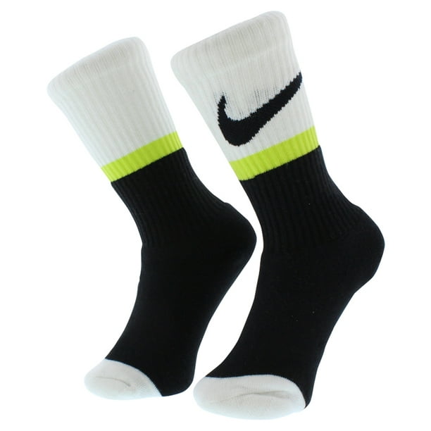 Nike - Nike Mens Classic Swoosh HBR Crew Socks Black/White - Walmart ...