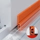 thumbnail image 3 of Efficient door bottom sealing strip, 4 m, TPE for noise and airflow reduction (Orange), 3 of 5