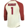 thumbnail image 3 of Men's Majestic Threads Kyler Murray Cream/Cardinal Arizona Cardinals Vintage Player Name & Number Raglan 3/4-Sleeve, 3 of 3