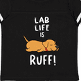 thumbnail image 4 of Inktastic Lab Life is Ruff Yellow Labrador Boys or Girls Toddler T-Shirt, 4 of 5