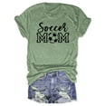 thumbnail image 2 of Fgnfyis T-Shirt à Manches Courtes Col Rond Imprimé Graphique Décontracté pour Femmes Vert Clair G, 2 of 3