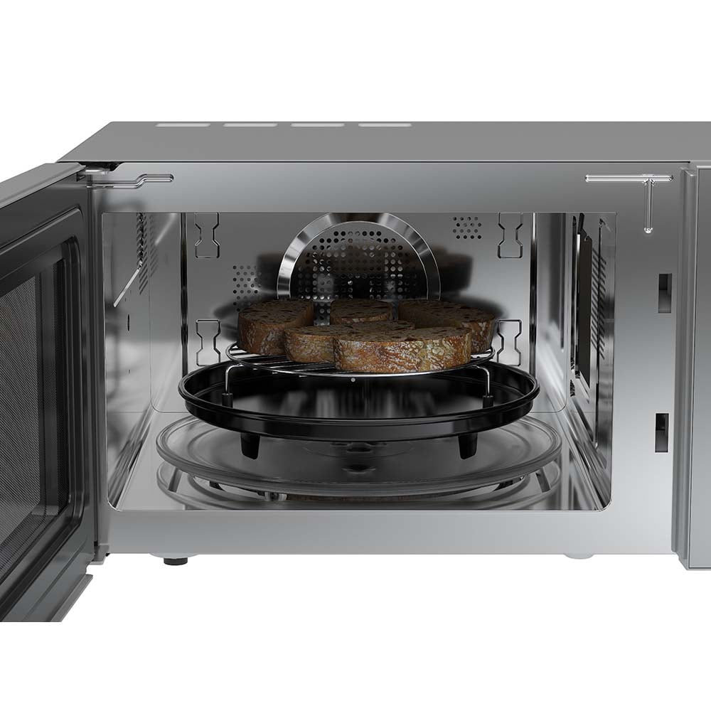 Whirlpool Brand Microwave with Air Fry Silver with Steam Clean Function