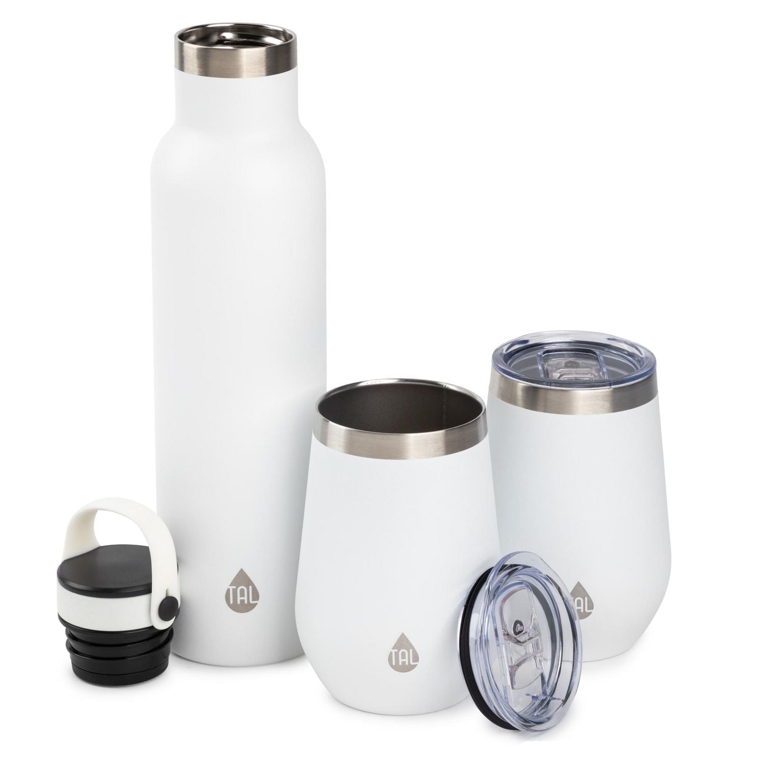 TAL Stainless Steel Merlot & Wine Tumbler, 3 Piece Set