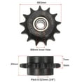 thumbnail image 2 of 2 Packs DIN(ISO) 06B Roller Chain Idler Sprocket 8mm Bore, 3/8" Pitch, Hardened 13 Tooth Tensioner Sprocket, 2 of 5