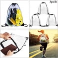 thumbnail image 2 of Drawstring Backpack Portable Drawstring Bag Toiletry Storage Bag for Travel, 2 of 10