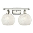 thumbnail image 3 of Innovations Lighting - White Mouchette - 2 Light Bath Vanity In Modern Style-11, 3 of 7