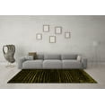 thumbnail image 3 of Ahgly Company Indoor Rectangle Abstract Yellow Modern Area Rugs, 2' x 5', 3 of 4