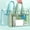 Blue, variant on Document Storage Bag Large Capacity Waterproof Lightweight File Organizer with Durable Handles Double-Layer Clear Document Holder for Office Travel