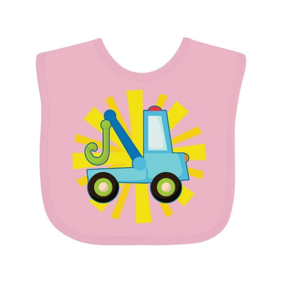 Inktastic Tow Truck Lover Boys or Girls Baby Bib