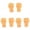 A 3PCS, variant on Tiny Hands Fist Bump 2 Pack Fist Style Mini Hand Puppet Tiny Hands Miniature Finger Puppets Party Favors Educational Toys