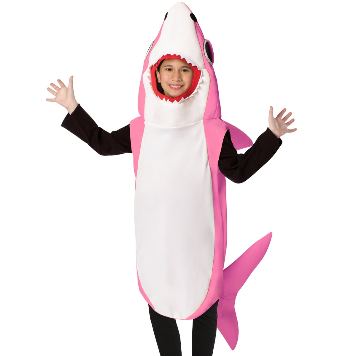Pink Shark Halloween Kids Costume, Child, Size 7-10 - Walmart.com