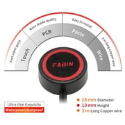 FARBIN 12V Automotive Loud Truck Horn for Car Train Motorcycle, Black