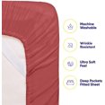 thumbnail image 3 of Piece Thread Count Egyptian Quality Deep Pocket Bed Sheet Set Pillow Cases Queen, 3 of 8