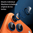 thumbnail image 2 of Mica Aros Cámara Azul Para iPhone 17 Pro/17 Pro Max, Protector de Lente Mica (Aros) compatible con iPhone 17 Pro/17 Pro Max - Vidrio Templado y Borde Azul., 2 of 6