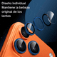 thumbnail image 2 of Mica Aros Cámara Azul Para iPhone 17 Pro/17 Pro Max, Protector de Lente Mica (Aros) compatible con iPhone 17 Pro/17 Pro Max - Vidrio Templado y Borde Azul., 2 of 6