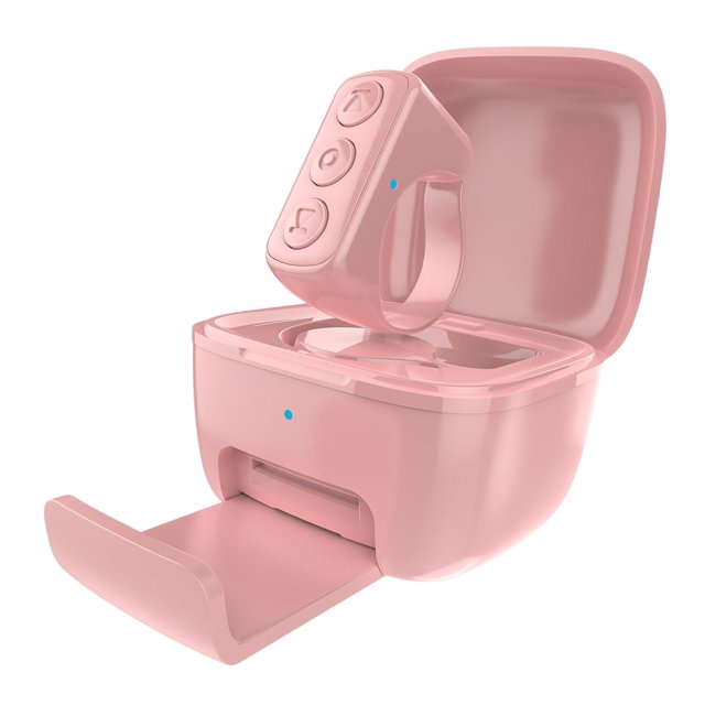 Anillos de desplazamiento remoto Accesorio Obturador de cámara para personas perezosas Multifuncional Rosa