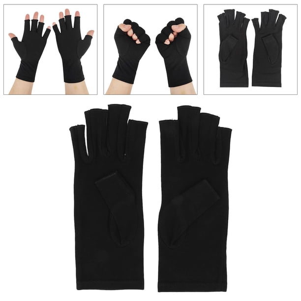 Guantes De Compresión Reumatoide Para Aliviar El Dolor De La Artritis Reumatoide, Guantes Sin Dedos Para Escribir En Computadora Y Ciclismo