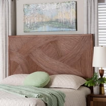 bali & pari Elettra Boho Standalone Headboard, Queen, Dark Brown