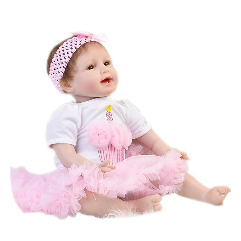 Reborn Dolls Baby Clothes Pink Outfits for 20- 22 Reborn Doll Girl Baby  Clothing Baby Sets 