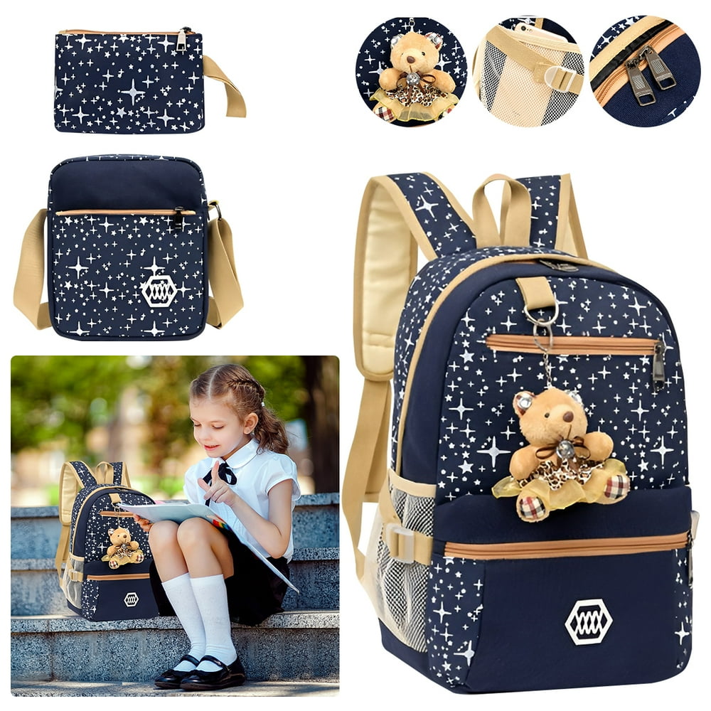 4Pcs School Backpack Set Backpack Set with School Bag 4Pcs School Backpack Set Backpack Set with School Bag