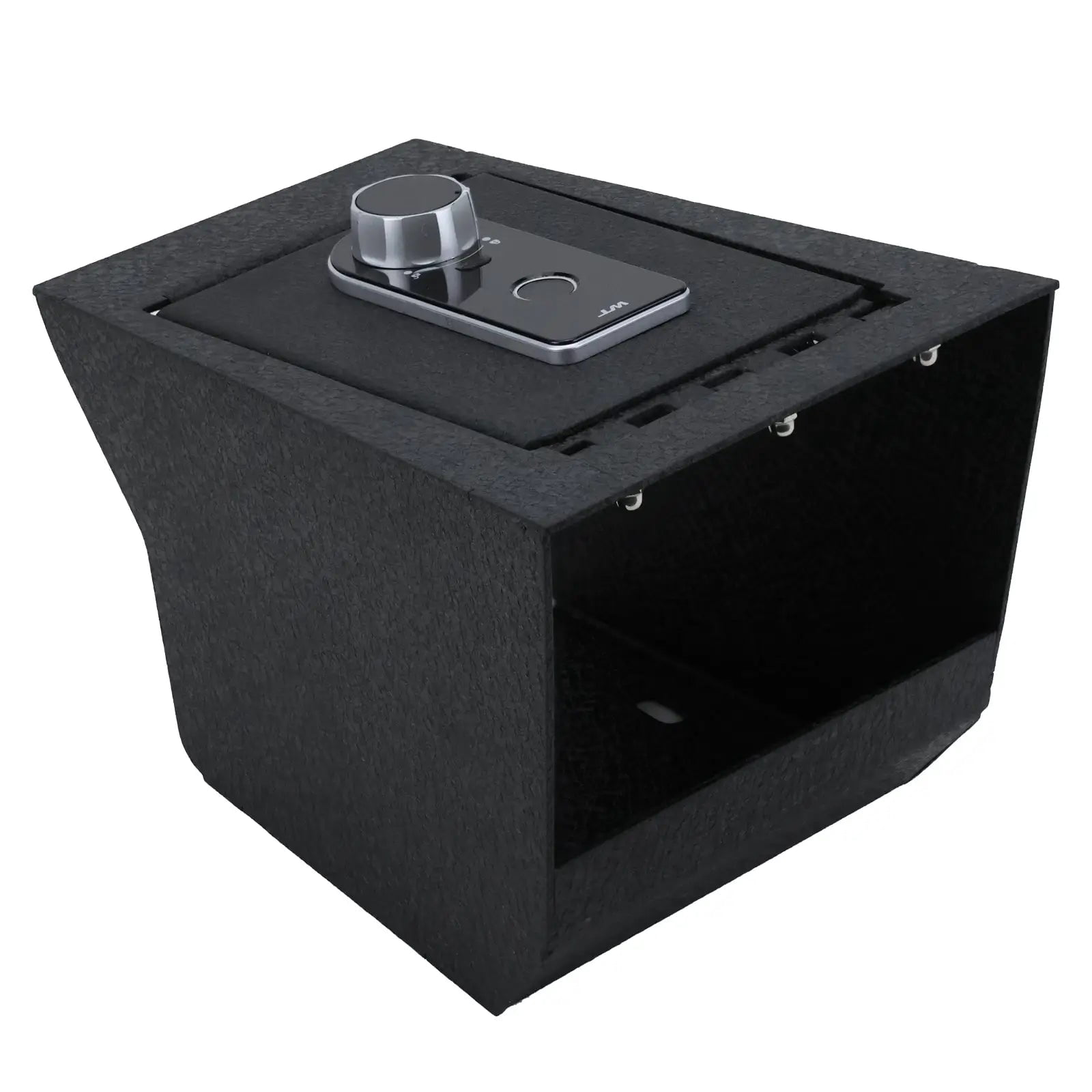 Center Console Gun Safe Vault - WASAI Console Lock Box Compatible with 2019-2024 BMW X5, 2020-2024 BMW X6, 2019-2024 BMW X7, Fingerprint Lock with Key.