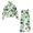 Book Bow Print, variant on Sunflower Hummingbird Print Two Piece Lounge Set, Double Sided Poly Spandex Cloth Comfortable Women's Outfit for Daily Indoor Travel