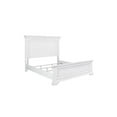 thumbnail image 6 of Alpine Furniture Clara Wood Standard King Size Panel Bed in White Mist, 6 of 10