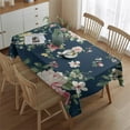 thumbnail image 2 of Pioneer Flower Floral Print Pattern Rectangle Tablecloth 60"x84",Waterproof Polyester Rectangle Table Cloth, Wipeable Spillproof Polyester Tablecloth for Dining, Camping, Indoor and Outdoor, 2 of 5