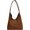 Brown, variant on Women's Retro Tote Bags Suede Crescent Shoulder Bag Vegan Leather Hobo Handbag PU Purse Crossbody Bag Work Office