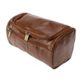 thumbnail image 1 of 1 Pc Bolsa de Maquillaje Multifuncional para Mujeres para Vacaciones y Viajes de Negocios PU Marrón, 1 of 3